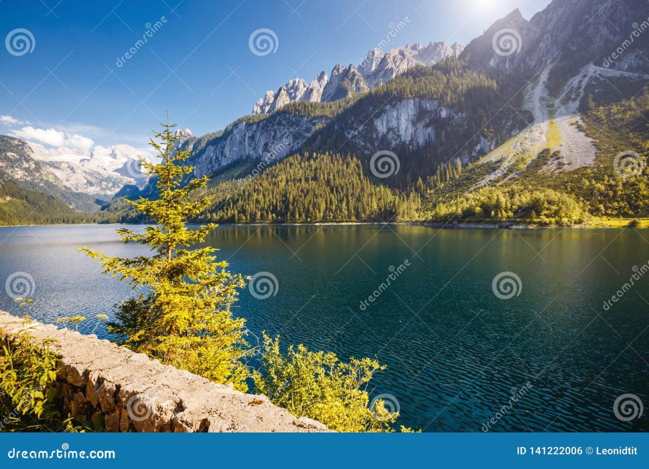 Fantastic azure lake Vorderer Gosausee. Picturesque scene ... What Innovations Are Shaping The Future Of Robotics